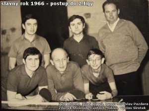 stolní tenisté v roce 1966